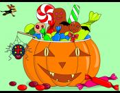 Halloween Treats Coloring