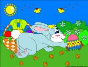 Easter Egg Hunt Coloring