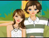 Twin Teens Dress Up