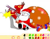Santa Claus Painting