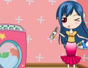 Adorable Washing Girl