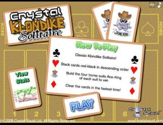 Crystal Klondike Solitaire