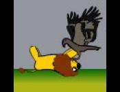 Running Lion