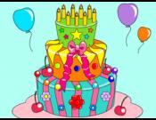 Birthday Cake Coloring